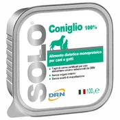 Solo Monoproteinska dieta za pse in mačke 100% kunec - 300 g