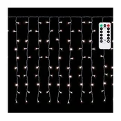 Aigostar - LED spoljašnja božicna svetla 300xLED/6W/230V/8 funkcija 3x1m IP44 hladno bela + daljinski upravljac