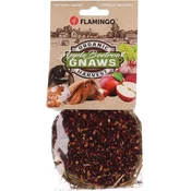 FLAMINGO Roll sijeno, poslastica za male životinje i kunice, jabuka i cikla, 75g