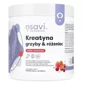 Osavi - Kreatin, gobe in rodiola z okusom češnje in jagode, 300 g