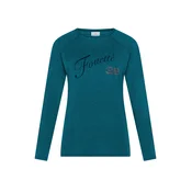 Deha FLAMME GRAPHIC LONG SLEEVE T-SHIRT, ženska majica, modra D52162