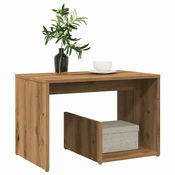 Pomocni stol Artisan hrast 59x36x38 cm izradeno drvo