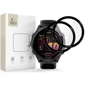 Zaščitno kaljeno steklo TECH-PROTECT GLASS FLEX+ 2-PACK GARMIN FORERUNNER 970 / 570 (47 MM) BLACK (5906302368457)