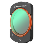 K&F DJI Osmo Pocket 3 Magnetic Filter (CPL)Lens HD, one side coated with anti-reflection green film