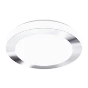 Eglo Carpi plafonjera/1, Led, 16w, 1500lm, ip44, precnik 385, hrom/bela