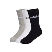 ADIDAS PERFORMANCE Športne nogavice pegasto siva/črna/bela