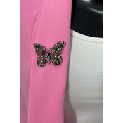 Butterfly Brooch A-2-21-7 green + silver