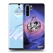 Crna silikonska maskica za Huawei P30 Pro - Wolf