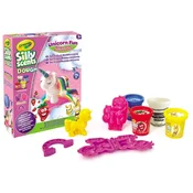 Kreativni set Crayola - Unicorn, Mirisna glina za modeliranje, 4 boje