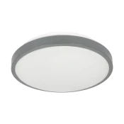 SELENE stropna svetilka 2xE27, max. 2x60W, mikrovalovno tipalo, IP54, siva