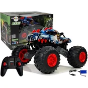 slomart LEAN TOYS Dinozaver terenec na daljinsko upravljanje 2.4G, velika kolesa