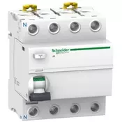 Schneider FID sklopka 4P, 63 A, 0.5 A, Bela