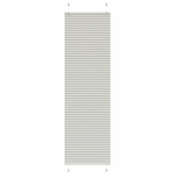 Plisirana roleta svijetlosiva 60x200 cm širina tkanine 59,4 cm