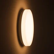 DOTLUX LED stropna svetilka SURFACE, O 30 cm, bela, PC, CCT, IP54 - Kopalnica - Plastika