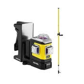 NIVEL SYSTEM Motorizirani križni linijski laser, zeleni ž. CLX3G MOTOR + LP-36