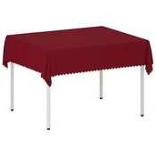 vidaXL Klobučevina za mizo 5 kos Vinorodna rdeča 140 x 180 cm