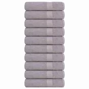 Rucnici za kupanje FROGN 10 kom sivi 100x150 cm 360 g/m2