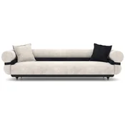 Casa Padrino luxury sofa gray/blue/black/copper 260 x 88 x H. 65 cm - Living room sofa - Hotel sofa - Living room furniture - Hotel furniture - Luxury furniture - Living room furniture