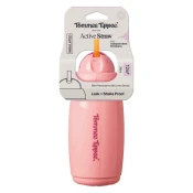 Tommee Tippee nastavek za lonček lonček s slamico in izolirni, 12m+, 266ml pink