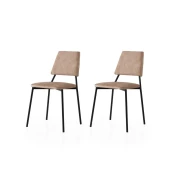 Hanah Home Set trpezarijskih stolica  Lima 4552 V2, 2 komada,  Bež