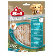 8IN1 hrana za pse DELIGHTS PRO DENTAL Twisted Sticks - 70 komada
