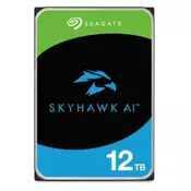 Seagate SkyHawk AI HDD disk, 12TB disk, 8,89 cm, SATA 6 Gb/s, 7200 o/min (ST12000VE003)