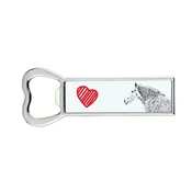 Artdog Percheron - odpirač za steklenice s konjem, personaliziran odpirač za hladilnik, edinstveno darilo za moškega znamke Art-Dog