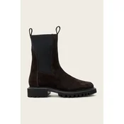 AllSaints gležnarski čevlji ženski semišasti Hallie Suede Boot