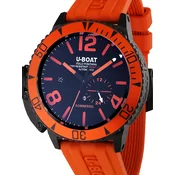 U-Boat 9543 Sommerso Orange IPB Automatic Mens Watch 46mm 30ATM