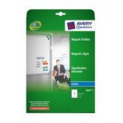 AVERY ZWECKFORM magnetne etikete 210 x 297 mm - J8867-5
