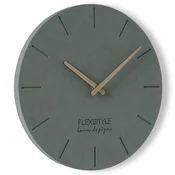 Flexistyle Stenska ura za dnevno sobo EKO 30cm siva