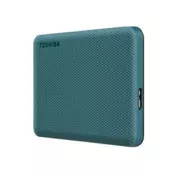 Zunanji trdi disk Toshiba 2,5 - 4TB Canvio Advance Green (USB3.2; ~5Gbps; NTFS)