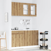 Set kuhinjskih ormarica od 4 dijela Lyon Artisan hrast, inženjersko drvo