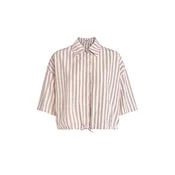 DRYKORN Bluza LAINAY 10 pastelno oranžna / črna