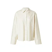 SELECTED Bluza SLWCONNIE ecru/temno rjava