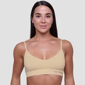 GymBeam Športni nedrček Triangle Nude