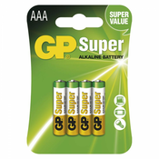 Set od 4 alkalne baterije EMOS GP Super AAA