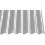 Akrilna profilna plošča Sinus 76/18 prozorna 200 cm x 104,5 cm