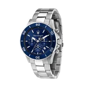 Ročna ura Maserati Competizione Diver R8873600002 Srebrna