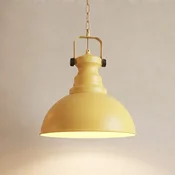 Opviq Visoka svetilka Kure, rumena, O 31 cm, kovina, E27 - Dnevna soba/jedilnica - Vintage
