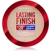 Rimmel London Lasting Finish 25H Compact Powder Foundation SPF20 puder za vse tipe kože 7 g odtenek 004 Rose Ivory