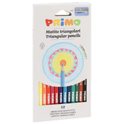 Boje drvene 12boja trokutaste Primo 5151TRIS12 blister
