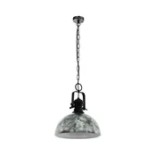Eglo 79415 - Lestenec na verigi SADDINGTON 1xE27/60W/230V siva