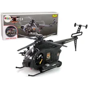slomart Vojaški helikopter z lučmi na baterije (LEAN TOYS)