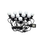 LED spoljni niz STRING 5m 10xLED/0,5W/230V IP44 3000K