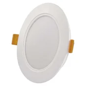 LED vgradna svetilka RUBIC, krog, bela, 9W, nevtralna bela