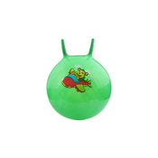 Merco lopta za skakanje Hom Jump s ruckom, zelena, 65 cm