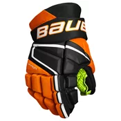 Hokejske rokavice Bauer Vapor 3X Black/Orange Junior 10 palcev