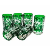 Marika Kozarci za vodko iz smaragdnega kristala 30 ml Olive Grinder