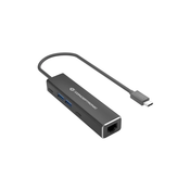 Conceptronic ABBY13B Gigabit Ethernet USB 3.2 Gen 1 adapter s USB Hubom